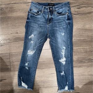 Judy Blue Size 3 Stretch Crop Womens Jeans